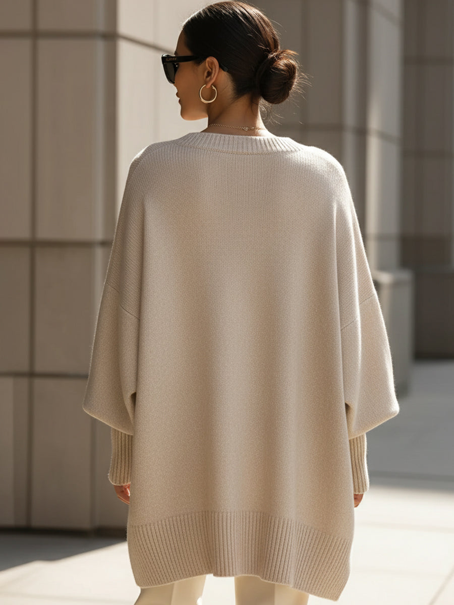 Elegant Oversized Knit Sweater