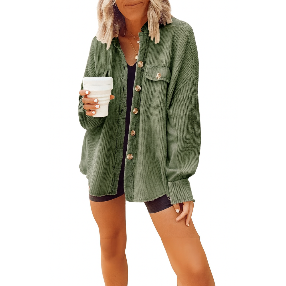 Women’s Corduroy Button-Down Jacket