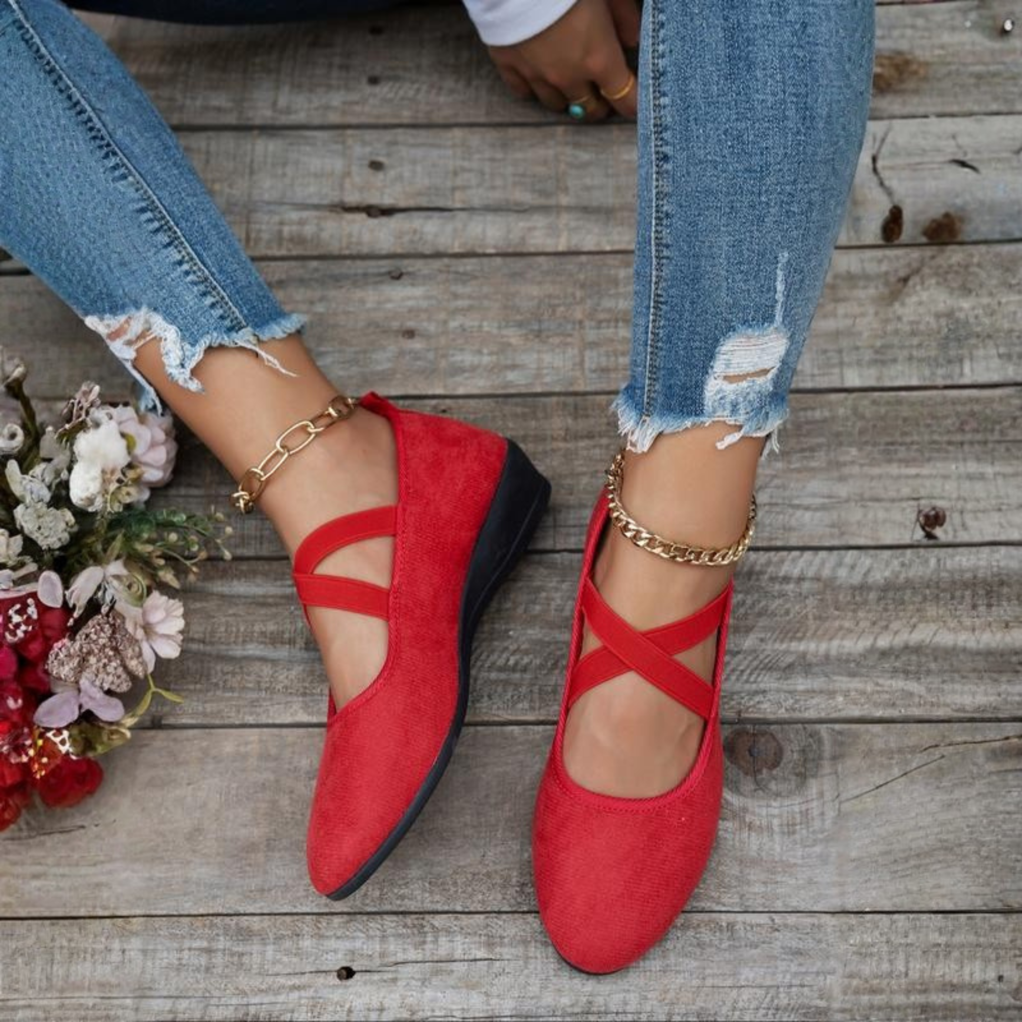 Comfy Wedge Slip-on Shoes