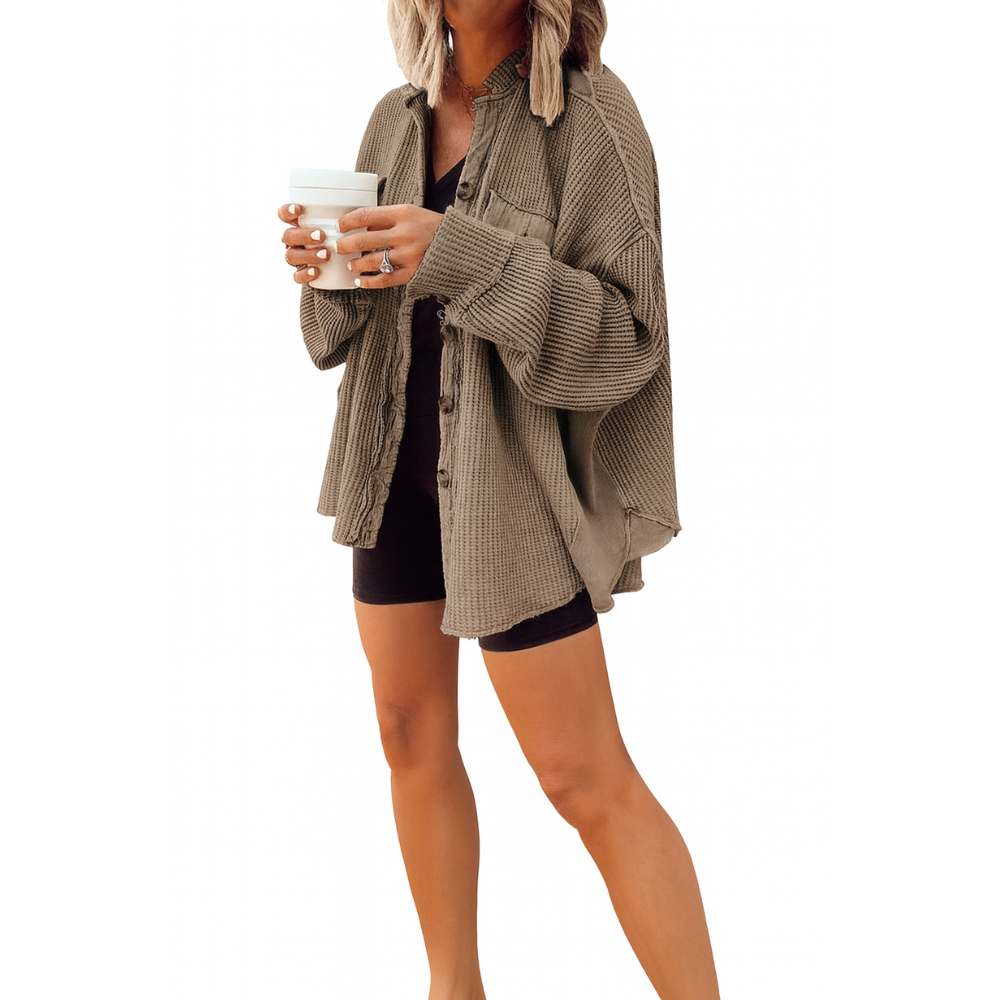 Women’s Corduroy Button-Down Jacket