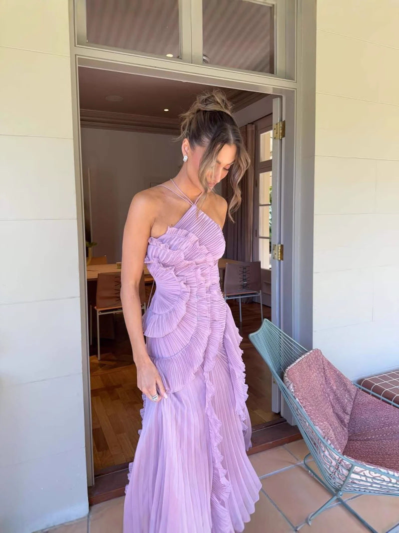 Elegant Women’s Ruffle Dress