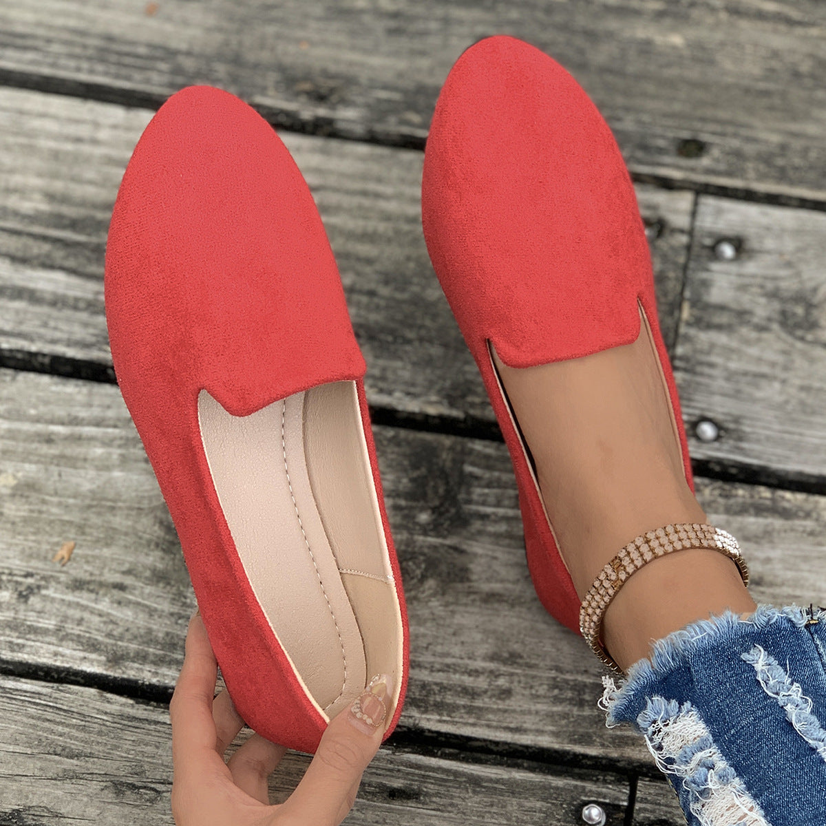 Classic Pointed Toe Flats