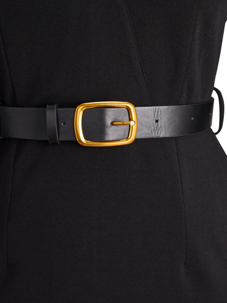 Elegant Belted Dress