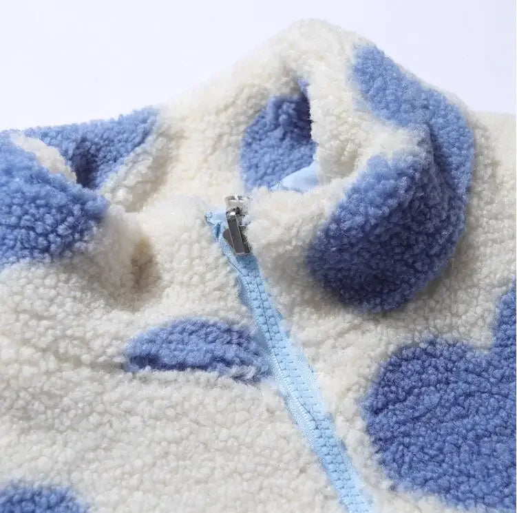 Cozy Reversible Heart Jacket