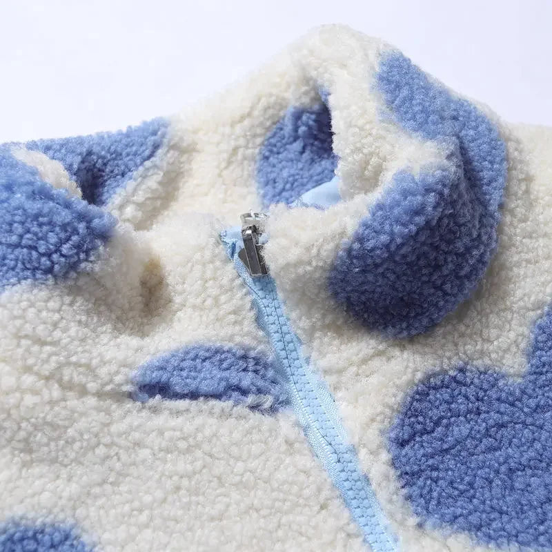 Cozy Reversible Heart Jacket