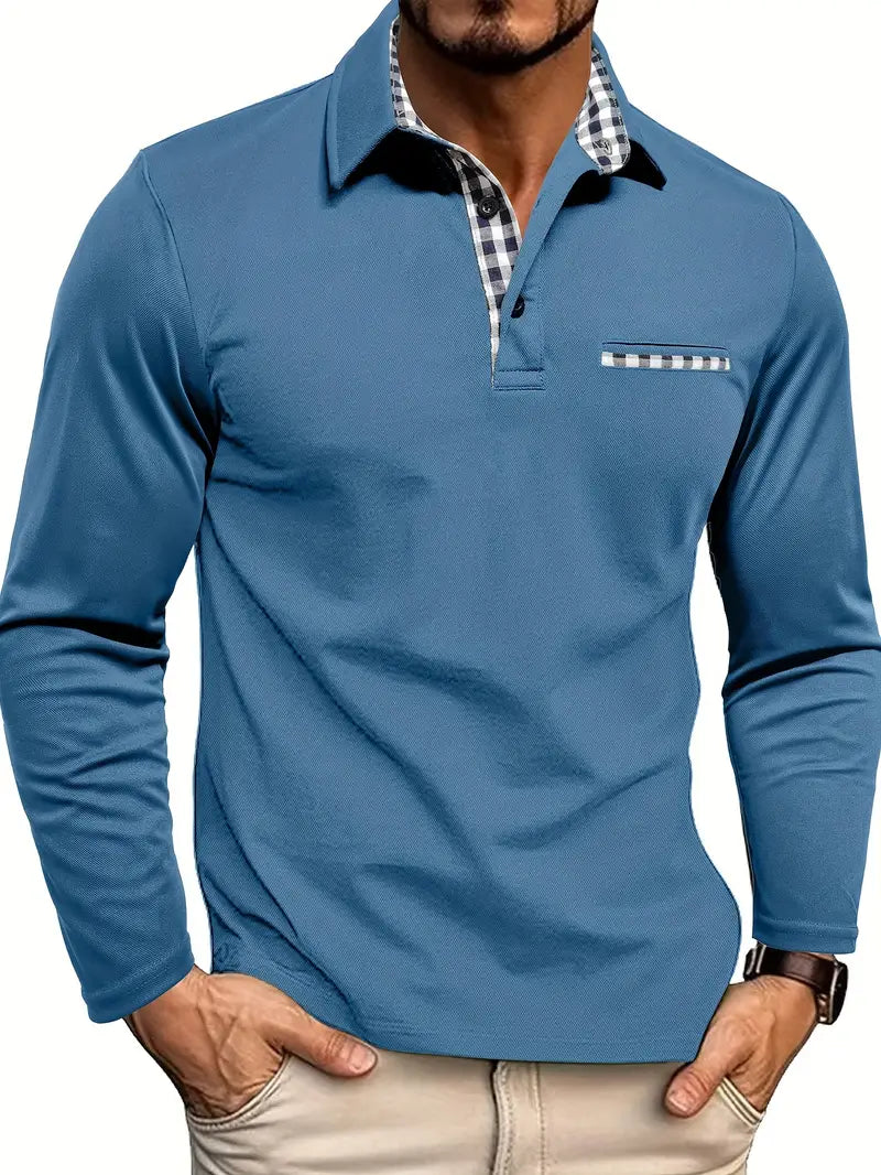 Classic Long Sleeve Polo Shirt