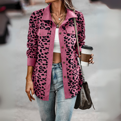 Bold Casual Leopard Jacket