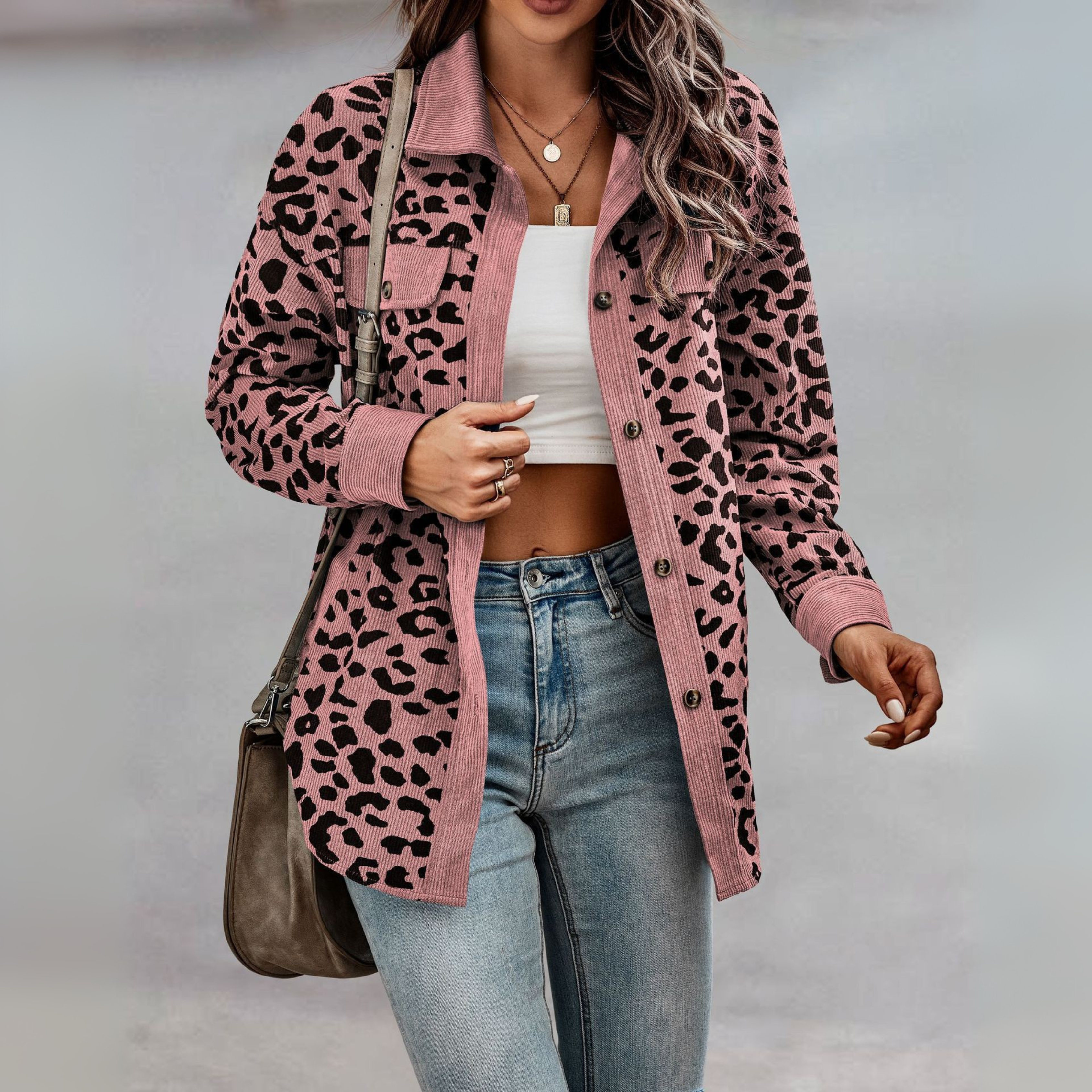 Bold Casual Leopard Jacket