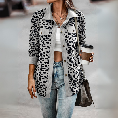 Bold Casual Leopard Jacket