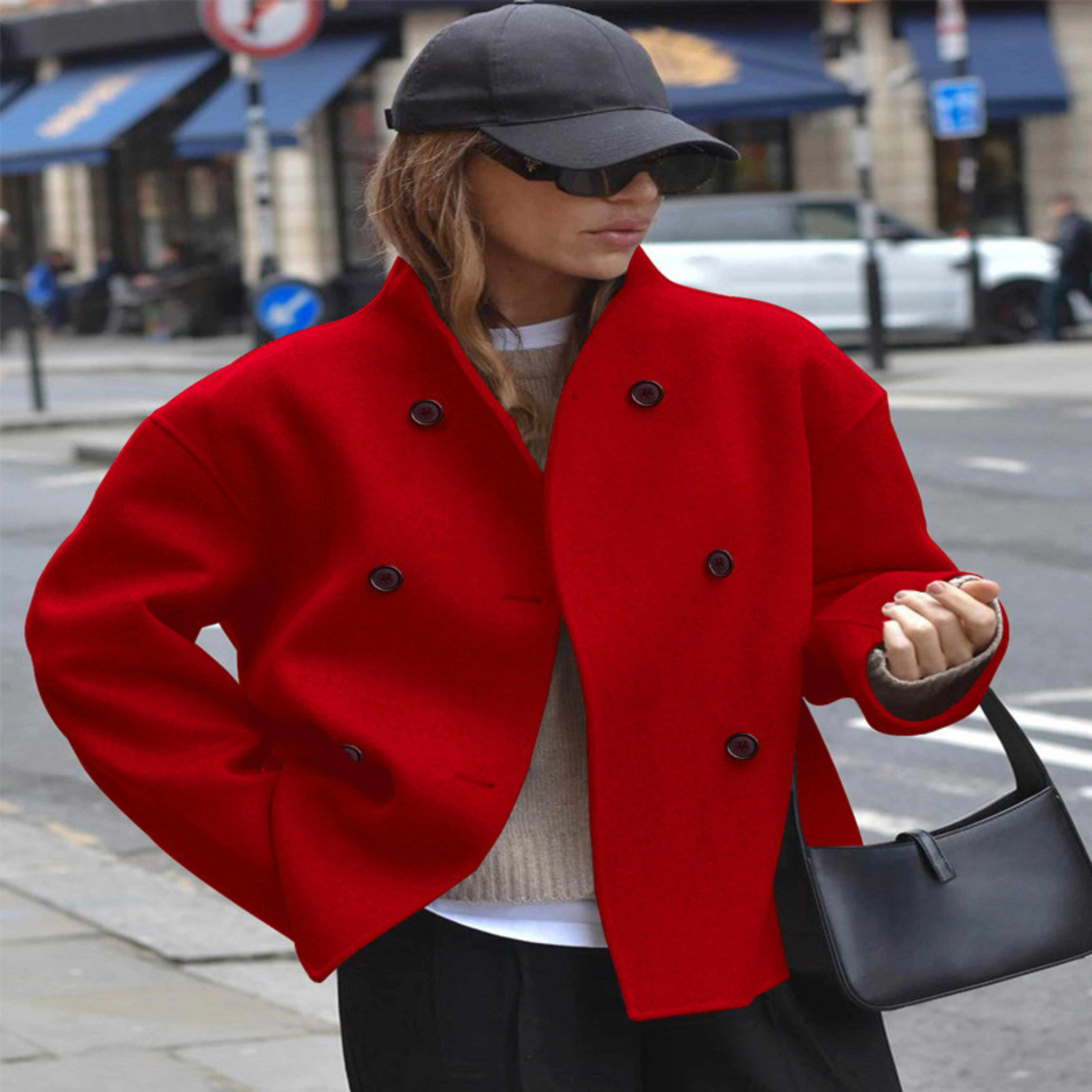 Elegant Stand Collar Winter Coat