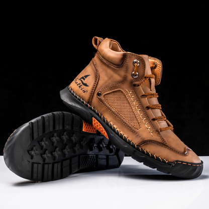 Premium Leather High Top Shoes