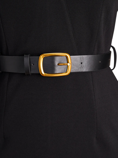 Elegant Belted Dress