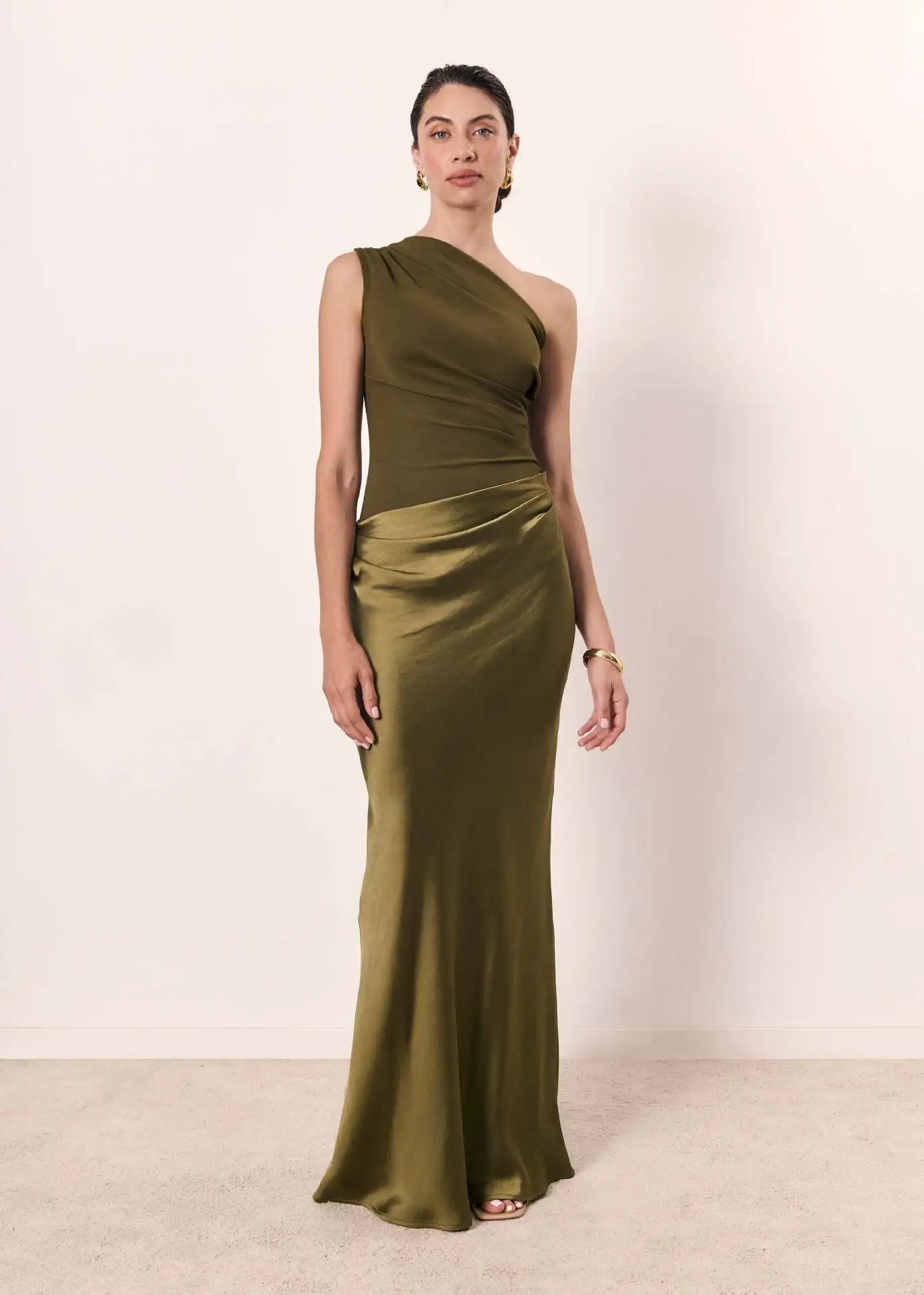 Satin Maxi Dress