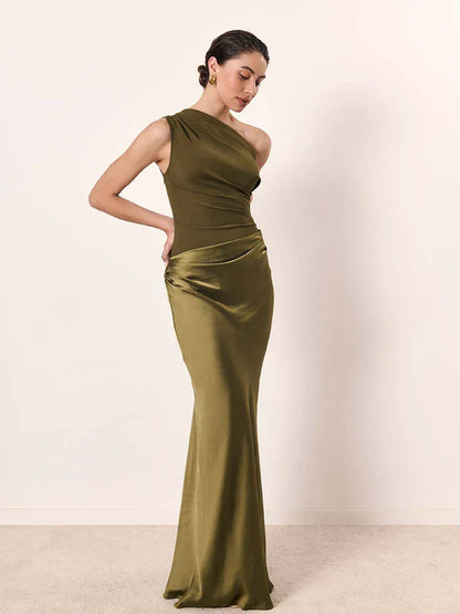 Satin Maxi Dress