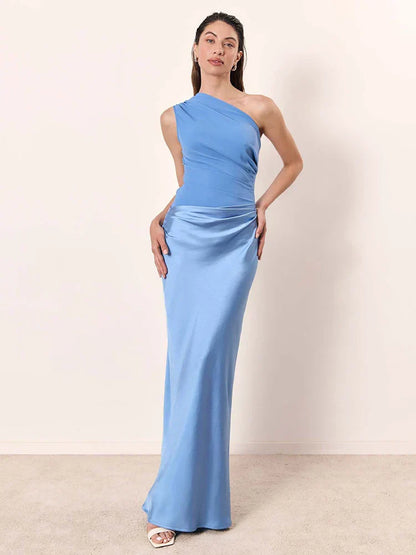 Satin Maxi Dress