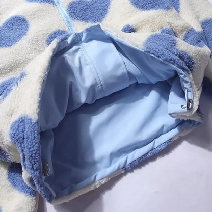 Cozy Reversible Heart Jacket