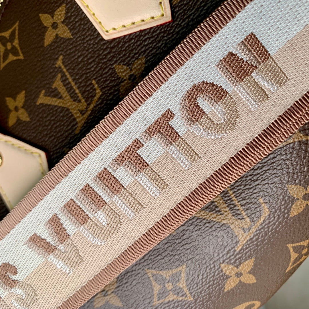 Louis Vuitton Speedy Bandouli¨¨re 20 Monogram Beige Strap - 20.5 x 13.5 x 12.0 cm